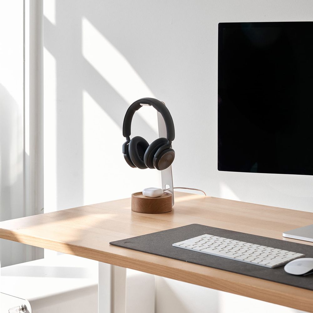 Bàn nâng hạ Fusion Edge - By NiceDesign (140x70cm - Khung đen - Mới, Full box, Chính hãng)