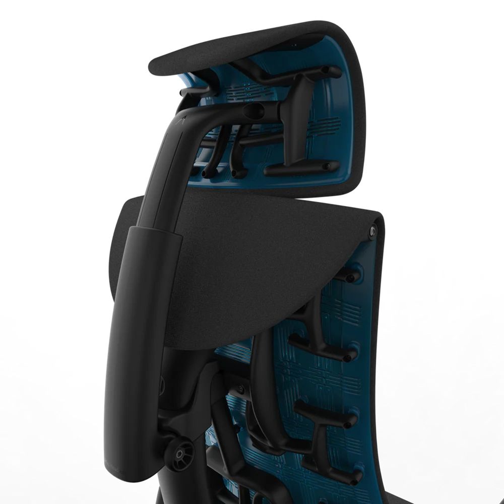 Tựa Đầu Ghế Herman Miller Atlas (Embody - Black Cyan - Mới, Full box, Nhập khẩu)