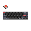 Bàn phím cơ Keychron K7 Pro QMK/VIA (Led Đơn - Low Profile Gateron Red - Off Black - Mới, Full box, Nhập khẩu)