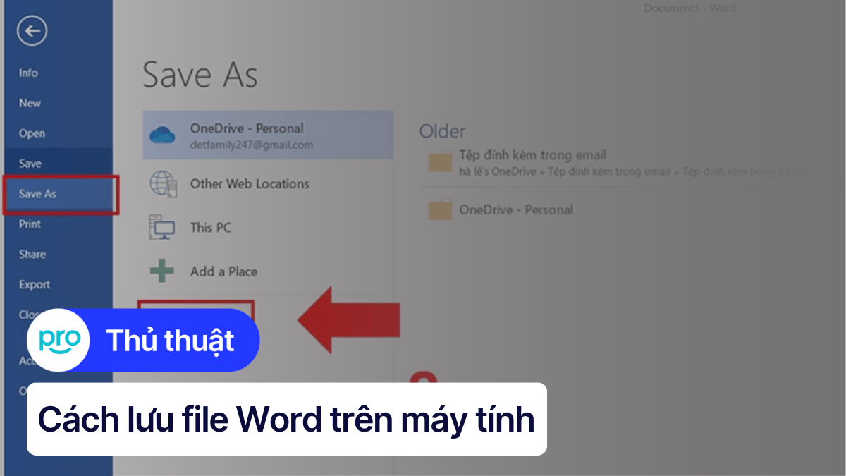 Cách lưu file Word trên máy tính đơn giản và nhanh chóng