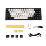 Hình ảnh thumbnail 4 của Bàn phím cơ Keydous NJ68 MAX - AP Version (Trắng Xám - Mới, Full box, Chính hãng) (KeydousNJ68)