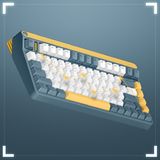 Hình ảnh thumbnail 7 của Bàn phím cơ IQUNIX A80 Explorer (Cherry MX Red Switch - Blue Grey - Mới, Full box, Chính hãng)