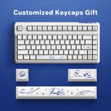 Hình ảnh thumbnail 4 của Bàn phím cơ IQUNIX L80 Cosmic Traveller (Cherry MX Red Switch - Ionic White - Mới, Full box, Chính hãng)