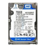 Hình ảnh thumbnail 2 của Ổ cứng HDD 2.5" WD 750Gb (none - Used, Nhập khẩu)