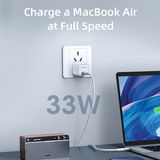 Hình ảnh thumbnail 3 của Củ sạc nhanh Innostyle MiniCube Gan II 3WPD/QC3.0 (Trắng - Mới, Full box, Chính hãng)