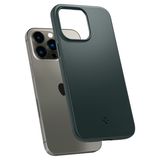 Hình ảnh thumbnail 2 của Ốp lưng Spigen Thin Fit Abyss Green (Olive Green - Mới, Full box, Chính hãng)
