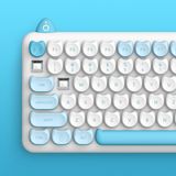 Hình ảnh thumbnail 3 của Bàn phím cơ IQUNIX M80 Cute Cat Persian (Xanh Thiên thanh - Mới, Full box, Chính hãng)