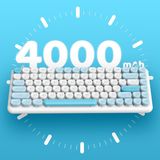 Hình ảnh thumbnail 2 của Bàn phím cơ IQUNIX M80 Cute Cat Persian (Xanh Thiên thanh - Mới, Full box, Chính hãng)