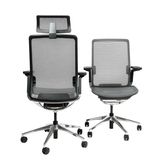 Hình ảnh thumbnail 3 của Ghế Công Thái Học HyperWork Sleek (Không Tựa Đầu - Black - Mới, Full box, Chính hãng)