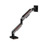 Hình ảnh thumbnail 5 của Arm màn hình Human Motion T9 Pro II Series (Arm đơn -Led RGB - Gray - Mới, Full box, Chính hãng)