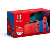 Hình ảnh thumbnail 2 của Máy chơi game Nintendo Switch (Mario Red & Blue Edition Nintendo Switch Console - Neon Blue Red - Outlet, Nhập khẩu)