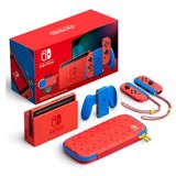 Hình ảnh thumbnail 1 của Máy chơi game Nintendo Switch (Mario Red & Blue Edition Nintendo Switch Console - Neon Blue Red - Outlet, Nhập khẩu)