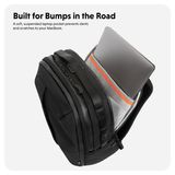 Hình ảnh thumbnail 6 của Balo Công Nghệ HYPERPACK Pro With Apple Find My Compatible Location Module (Black - Mới, Full box, Chính hãng)