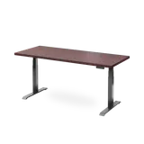 Hình ảnh thumbnail 1 của Bàn nâng hạ Cao Cấp FANSI - By NiceDesign (Cao Cấp) (Vân gỗ Óc Chó - 152.4x76.2x3.3cm - Khung vuông đen - Outlet, Chính hãng) (NDSD23FANS01)