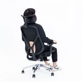 Hình ảnh thumbnail 6 của Ghế Công Thái Học Lino Chair (Breathing Mesh - Aluminum Alloy Base - Black - Mới, Full box, Chính hãng)