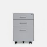 Hình ảnh thumbnail 1 của Hộc tủ tài liệu 3 ngăn The Leaf Plus (3 Ngăn - Grey - White - Mới, Full box, Chính hãng) (NDFC23LEAF10)