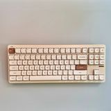 Hình ảnh thumbnail 1 của Bàn phím cơ Nuphy Gem80 (Nuphy Raspberry Switch - Cream - Mới, Full box, Nhập khẩu)