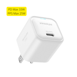 Hình ảnh thumbnail 1 của Củ sạc nhanh Innostyle MiniCube Gan II 3WPD/QC3.0 (Trắng - Mới, Full box, Chính hãng)