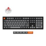 Hình ảnh thumbnail 1 của Bàn phím cơ Keychron K10 MAX QMK (K10 Max - Keychron Super Red - Gray - Mới, Sealed, Nhập khẩu) (K10M-H1)