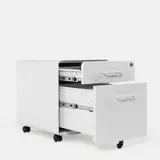 Hình ảnh thumbnail 3 của Hộc tủ tài liệu The Leaf - Outlet (2 ngăn - White - Outlet, Chính hãng) (TheleafOL15)