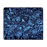Hình ảnh thumbnail 1 của Bàn Di Chuột Darmoshark Mouse Pad (360x300x4mm - Black Cyan - Mới, Full box, Chính hãng)