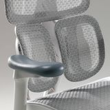 Hình ảnh thumbnail 3 của Ghế Công Thái Học Sihoo Doro S100 (Không kê chân - White - Grey - Mới, Full box, Chính hãng)