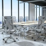 Hình ảnh thumbnail 11 của Ghế Công Thái Học Sihoo Doro S100 (Không kê chân - White - Grey - Mới, Full box, Chính hãng)