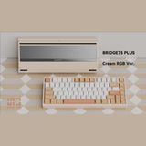 Hình ảnh thumbnail 1 của Bàn Phím Cơ Bridge75 Aluminum CNC (Plus - Led RGB - Cream - Mới, Full box, Nhập khẩu)