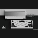 Hình ảnh thumbnail 1 của Bàn Phím Cơ Bridge75 Aluminum CNC (Plus - Led RGB - White - Mới, Full box, Nhập khẩu)