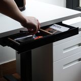 Hình ảnh thumbnail 5 của Ngăn kéo gắn bàn HyperWork Steel Drawer - DR01 (Black - Mới, Full box, Chính hãng)