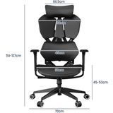 Hình ảnh thumbnail 2 của Ghế công thái học SIHOO Xiaoqi X5 - Ergonomic Gaming Chair (X5 - Black - Mới, Full box, Chính hãng)