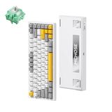 Hình ảnh thumbnail 7 của Bàn Phím Cơ Mchose G75 (Wine Red Switch - White - Grey - Mới, Full box, Nhập khẩu)