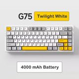 Hình ảnh thumbnail 1 của Bàn Phím Cơ Mchose G75 (Wine Red Switch - White - Grey - Mới, Full box, Nhập khẩu)