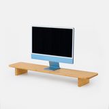 Hình ảnh thumbnail 1 của Kệ màn hình The Sil - By NiceDesign (Vàng gỗ tự nhiên - Mới, Full box, Chính hãng) (TheSil01)