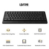 Hình ảnh thumbnail 7 của Bàn phím cơ Lofree EDGE - Ultra Low Profile (Volcano Grey - Mới, Full box, Nhập khẩu)