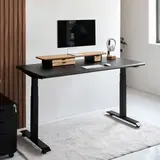 Hình ảnh thumbnail 2 của Bàn nâng hạ Noble Grande 2.0 - By NiceDesign (1600x750x30mm - Premium Black - Mới, Full box, Chính hãng) (NDSD24GRAN01)