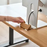 Hình ảnh thumbnail 5 của Bàn nâng hạ Noble Grande 2.0 - By NiceDesign (1600x750x30mm - Natural OAK - Mới, Full box, Chính hãng) (NDSD24GRAN02)