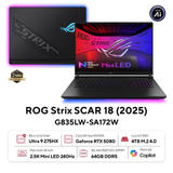 Hình ảnh thumbnail 1 của ASUS ROG Strix SCAR 18 G835LW-SA172W - Ultra 9 275HX, RTX 5080, 64GB, 4TB, 2.5K 240Hz