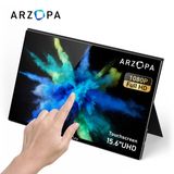 Hình ảnh thumbnail 1 của Màn hình di động ARZOPA A1 15.6 inch (A1T - Touch - Black - Mới, Full box, Chính hãng)