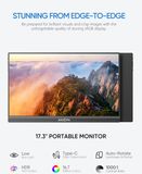 Hình ảnh thumbnail 4 của Màn hình di động ARZOPA A1M 17.3 inch (A1M - Black - Mới, Full box, Chính hãng)