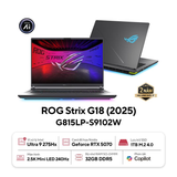Hình ảnh thumbnail 1 của ASUS ROG Strix G18 G815LP-S9102W - Ultra 9 275HX, RTX 5070 8GB, 32GB, 1TB, 2.5K 240Hz