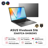 Hình ảnh thumbnail 1 của Asus Vivobook S16 S3607CA-SH082WS - Ultra 5 225H, 16GB, 512GB, WUXGA