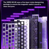 Hình ảnh thumbnail 7 của Bàn phím cơ Aula Hero68 HE (White - Mới, Full box, Nhập khẩu)