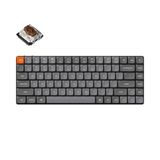 Hình ảnh thumbnail 1 của Bàn phím cơ Keychron K3 Max QMK/VIA Ultra-slim (Gateron 2.0 Brown Switch - RGB Backlight - Gray - Mới, Full box, Nhập khẩu) (K3M-H3)