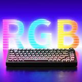 Hình ảnh thumbnail 6 của Bàn phím cơ LEOBOG Hi75C Pro Aluminum (Leobog Star Vector Switch - Gradient Pink - Mới, Full box, Nhập khẩu)