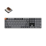 Hình ảnh thumbnail 1 của Bàn phím cơ Keychron K5 Max QMK/VIA Ultra-slim (Gateron 2.0 Brown - White Led - Gray - Mới, Full box, Nhập khẩu)