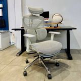 Hình ảnh thumbnail 6 của Ghế Công Thái Học Manson Iris V2 (Có Gác chân - White - Grey - Mới, Full box, Chính hãng)