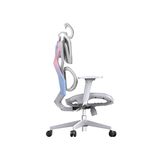 Hình ảnh thumbnail 3 của Ghế công thái học SIHOO Xiaoqi X5 - Ergonomic Gaming Chair (X5C - White - Pink - Mới, Full box, Chính hãng)