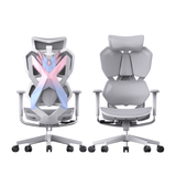Hình ảnh thumbnail 1 của Ghế công thái học SIHOO Xiaoqi X5 - Ergonomic Gaming Chair (X5C - White - Pink - Mới, Full box, Chính hãng)