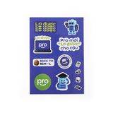 Hình ảnh thumbnail 1 của Sticker "Lo Dính" (Sticker "Lo Dính" - Đen - Mới, Full box, Nhập khẩu)